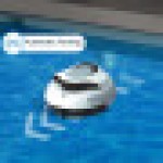 Robot Pembersih Kolam Renang Tanpa Kabel, Parkir Otomatis, Cocok untuk Kolam Renang di Atas Tanah/Dalam Tanah, Steker UK